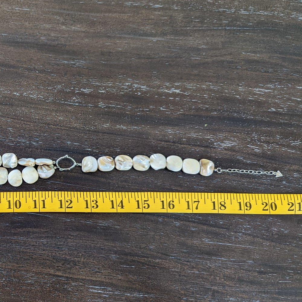 Silpada Vintage Mother of Pearl 2 Strand Necklace - Picture 9 of 9